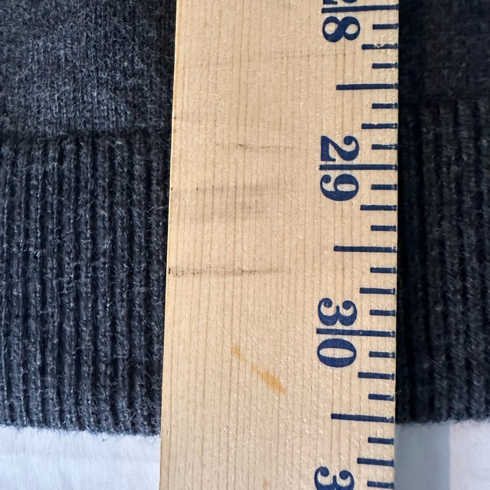 Eddie Bauer Mens Size Xxl V-neck Sweater Cotton Cashmere Grey Long Sleeve - Picture 6 of 6